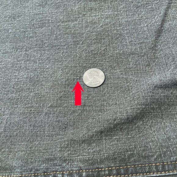 Willi Smith Gray Distressed‎ Faded Tan Embroidery Skirt Size 8 - Picture 13 of 14